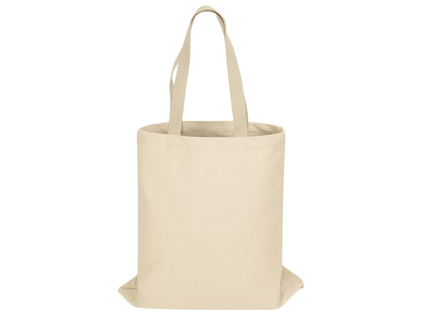 Сумка для шопинга «Steady» хлопковая с парусиновыми ручками, 260 г/м2, Цвет натуральный