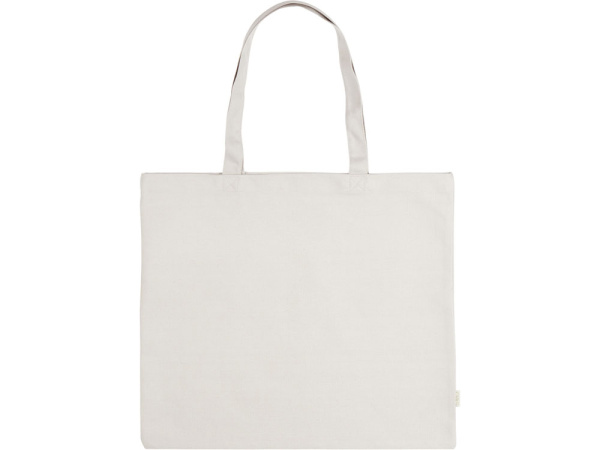 Сумка-оверсайз «Rejenny» из переработанного хлопка 320 г/м2, Цвет светло-серый