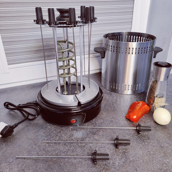 Шашлычница электрическая "Barbeque Maker" модель KLB-901 (9 шампуров)