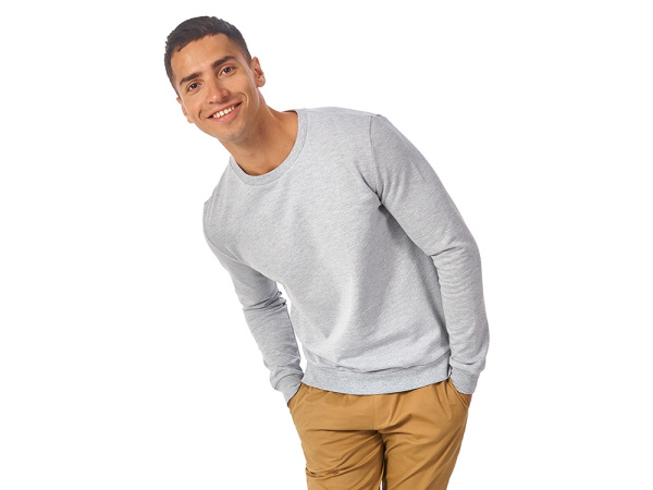 Свитшот «Motion» с начесом, унисекс, Размер 2XL, Цвет серый меланж