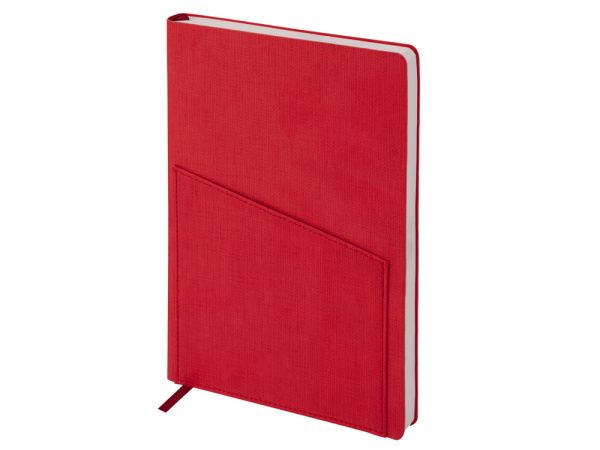 Ежедневник недатированный А5 «Barcelona», Цвет красный