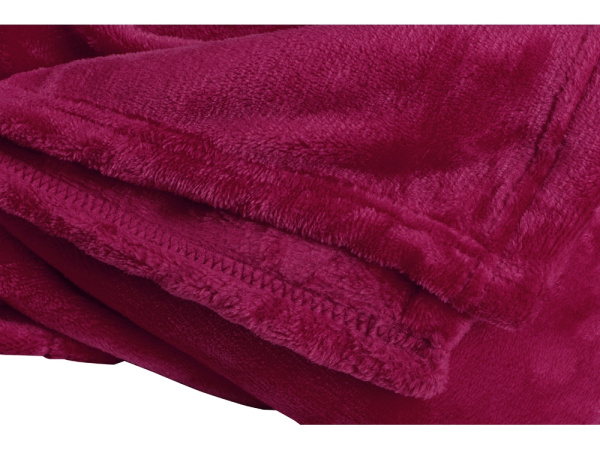 Плед мягкий флисовый «Fancy», Цвет бордовый