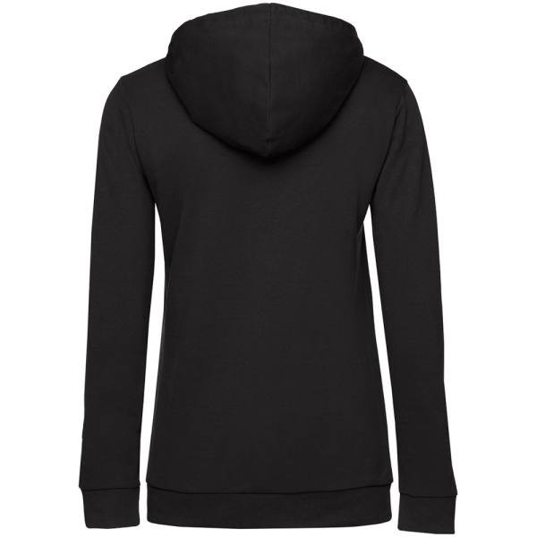 Толстовка с капюшоном женская Hoodie, черная, XS–3XL