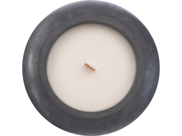 Свеча ароматическая «Glen», Цвет белый, серый