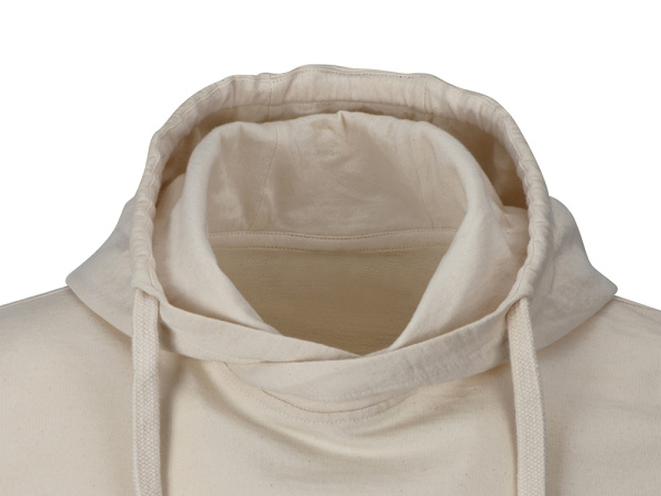 Толстовка с капюшоном «Pure» из неокрашенного хлопка, мужская, Размер 2XL, Цвет натуральный (неотбелённый)