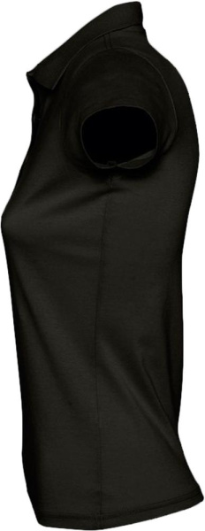 Рубашка поло женская Prescott Women 170, черная, S–XXL