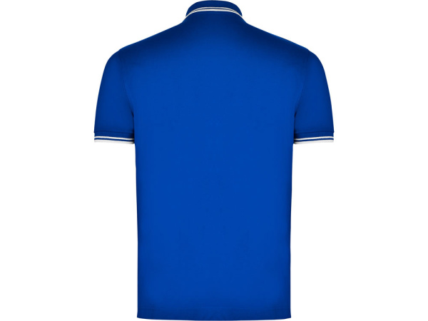 Рубашка поло «Montreal» мужская, Размер XL, Цвет королевский синий/белый