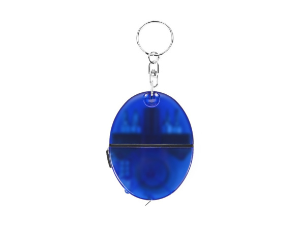 Брелок-рулетка «Кристалл», 1м, Размер 1м, Цвет синий