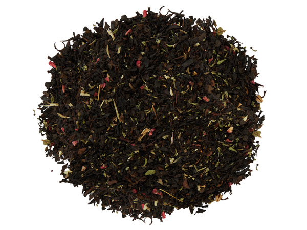 Чай черный «Малина с медом и чабрецом», 50 гр., Цвет бежевый