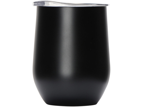 Вакуумная термокружка «Sense», непротекаемая крышка, крафтовая упаковка, Цвет черный