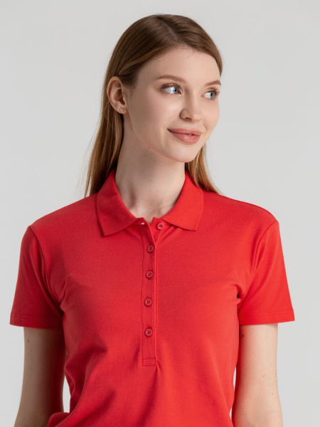Рубашка поло женская Phoenix Women, красная, S–XXL
