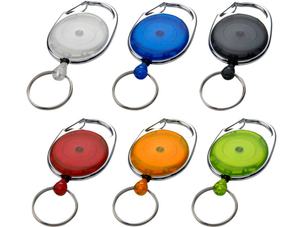 Брелок с роликом «Gerlos», Цвет белый прозрачный