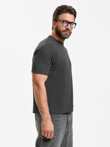 Футболка унисекс Durington, темно-серая (графит), XS–4XL