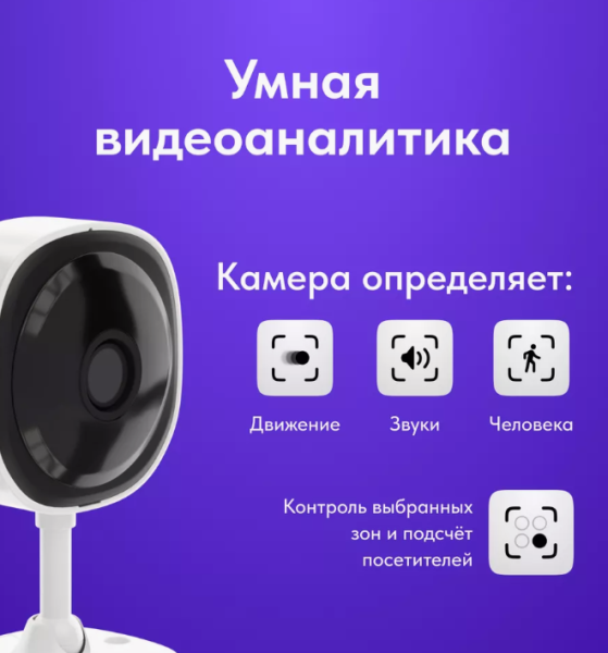 Камера видеонаблюдения WiFi, управление с телефона