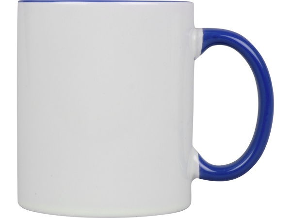 Кружка «Sublime Color» для сублимации, Цвет белый/синий