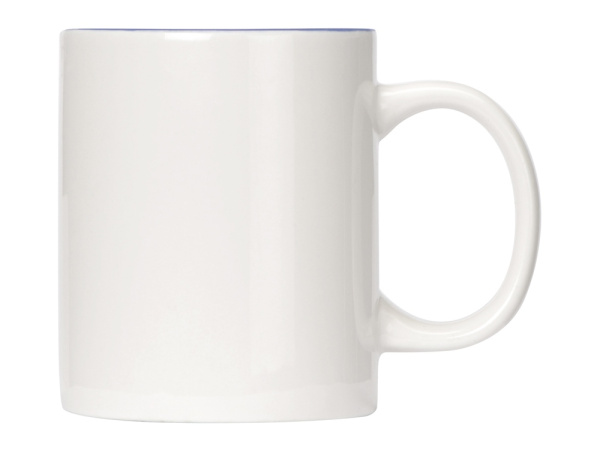 Кружка «Sublime Color XL», Цвет белый/синий