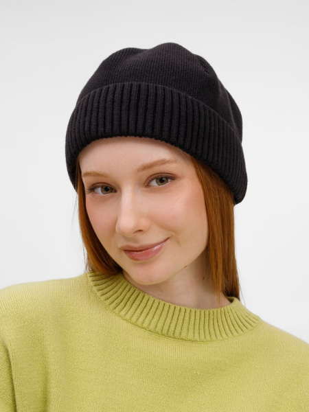 Шапка ComFleece, черная, размер 60-62