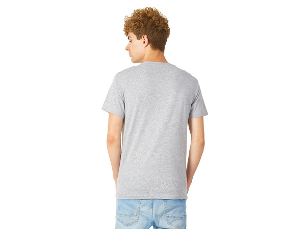 Футболка «Heavy Super Club» мужская, Размер L, Цвет пепельно-серый меланж