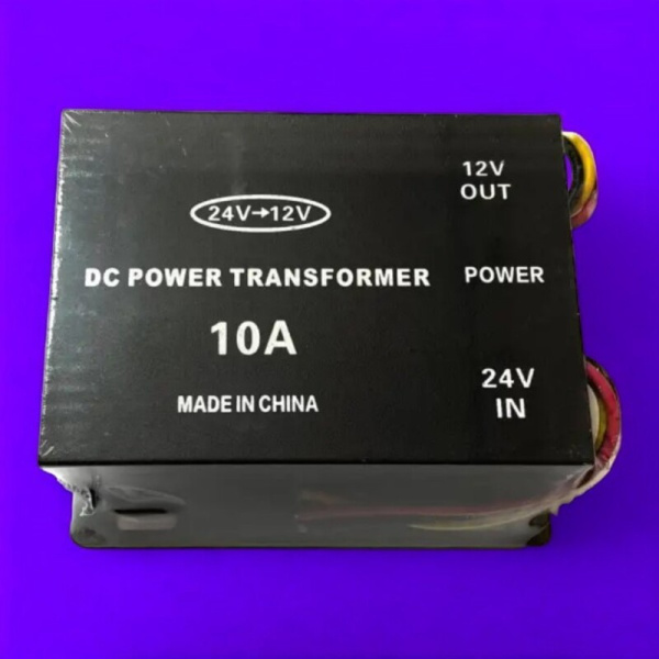 Автомобильный инвертор 24V на 12V 10A / Надежное решение для преобразования напряжения