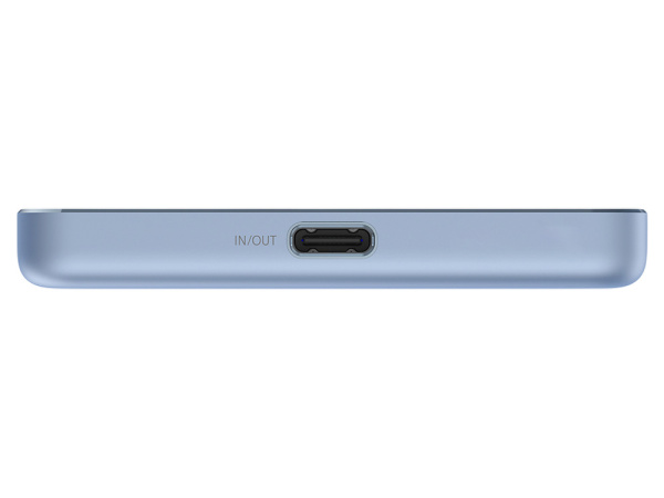 Внешний аккумулятор Xiaomi Super Slim Magnetic Power Bank, 5000 мАч, Цвет синий