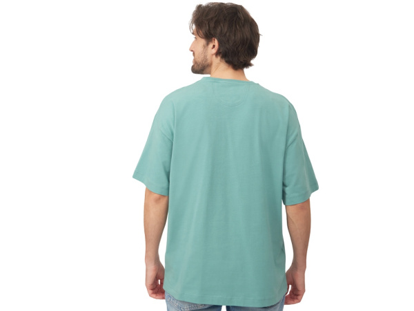 Футболка оверсайз «Vienna» унисекс, Размер XL, Цвет припылено-бирюзовый