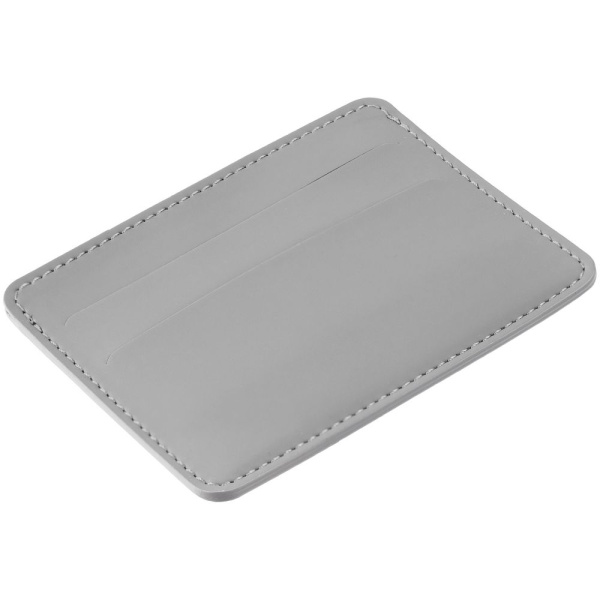 Чехол для карточек Shall Simple, серый, 10,2x7,6 см
