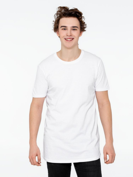 Футболка удлиненная Magnum, белая, XS–XXL
