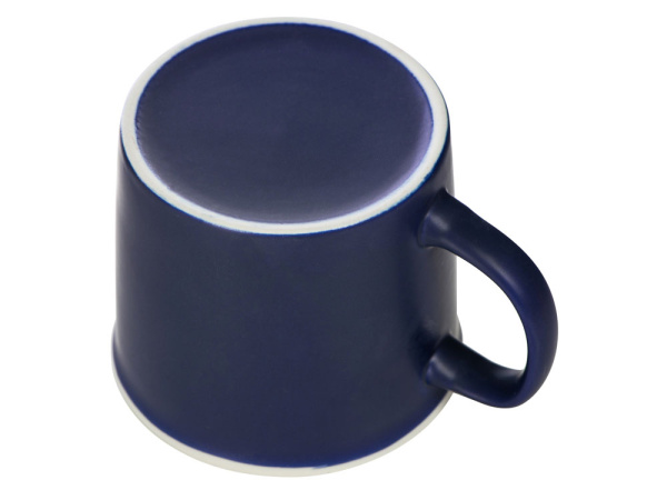 Кружка «Nancy», матовая, Цвет темно-синий/белый