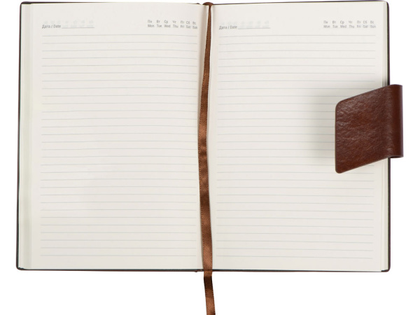 Бизнес блокнот А5 «Monoi», Цвет коричневый