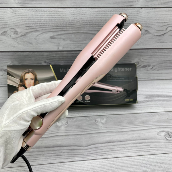 Многофункциональный 4в1 Гофре- выпрямитель для волос Multifunctional Hair Straightener LSM-635