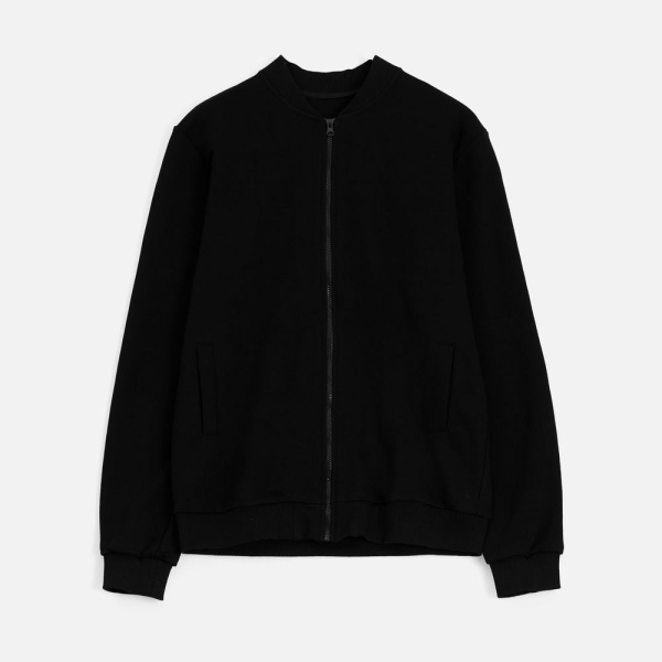 Бомбер унисекс Townie, черный, S–XL