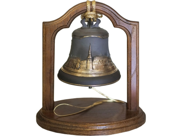 Колокол «Всея Руси», Цвет черный с вызолочением/коричневый