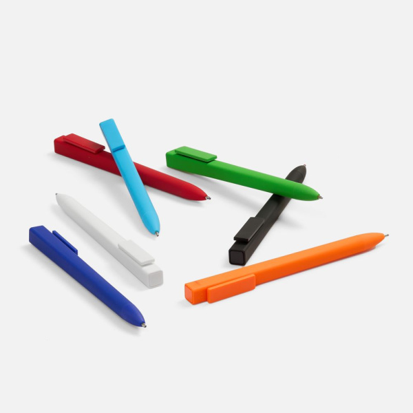 Ручка шариковая Swiper SQ Soft Touch, оранжевая, 14,5x1,1 см