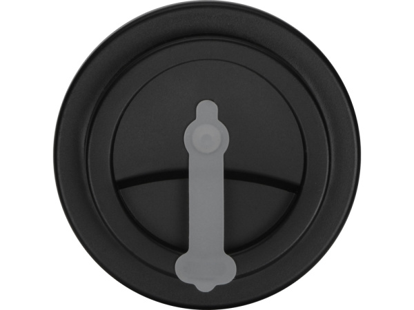 Пластиковый стакан с двойными стенками «Take away», Цвет белый/черный