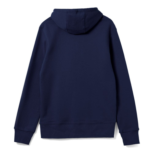 Толстовка на молнии с капюшоном унисекс King, темно-синяя, XS–4XL