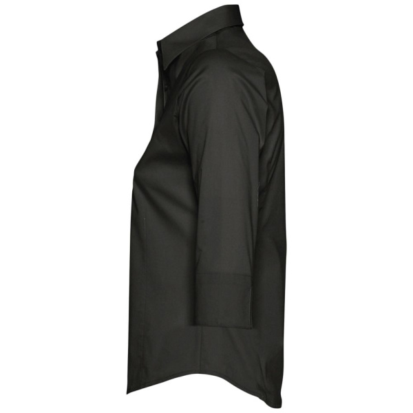 Рубашка женская с рукавом 3/4 Effect 140, черная, XS–XXL