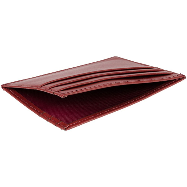 Чехол для карточек Top, красный, 10,4х8 см