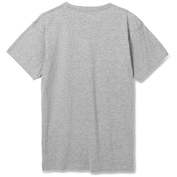 Футболка унисекс T-Bolka 180, серый меланж, S–3XL