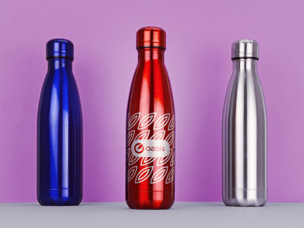 Термобутылка «Актив», Цвет глянцевый оранжевый