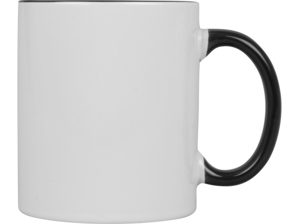 Кружка «Sublime Color» для сублимации, Цвет белый/черный
