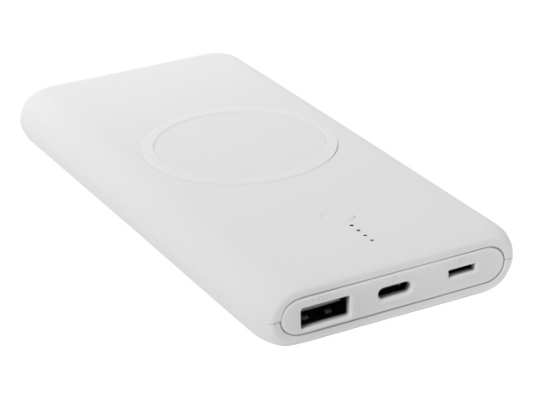 Внешний беспроводной аккумулятор c QC/PD «Reload», 10000 mAh, Цвет белый