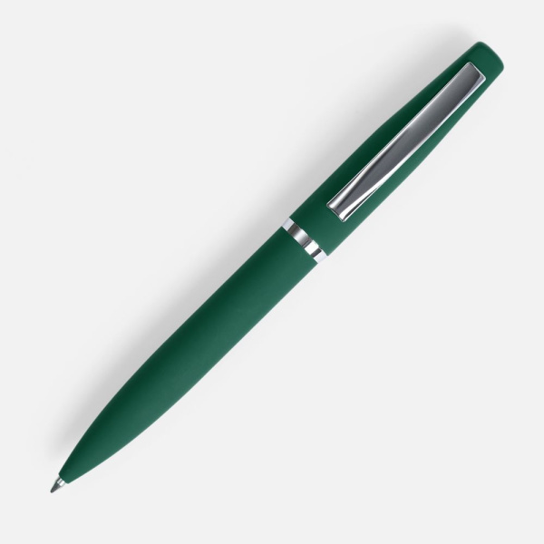 Ручка шариковая Bolt Soft Touch, зеленая, 13,8х1,3 см