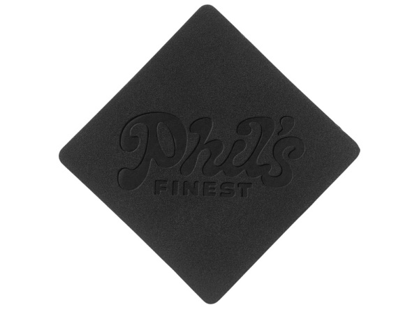 Патч «Ромб», nubuk, Цвет черный