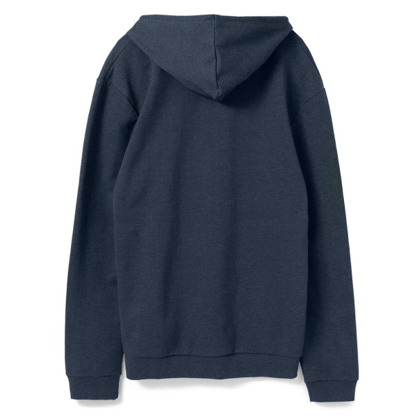Толстовка с капюшоном унисекс Hoodie, синий меланж, XS–3XL