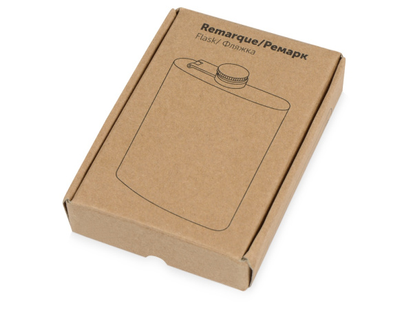 Фляжка «Remarque» soft-touch 2.0, Цвет черный