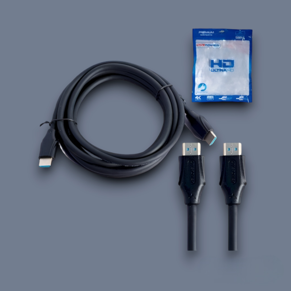 Кабель HDMI-HDMI H219 3м 4K 2.0V резиновый / Подходит для подключения устройств с HDMI портами, таких как мониторы, телевизоры, проекторы и компьютеры