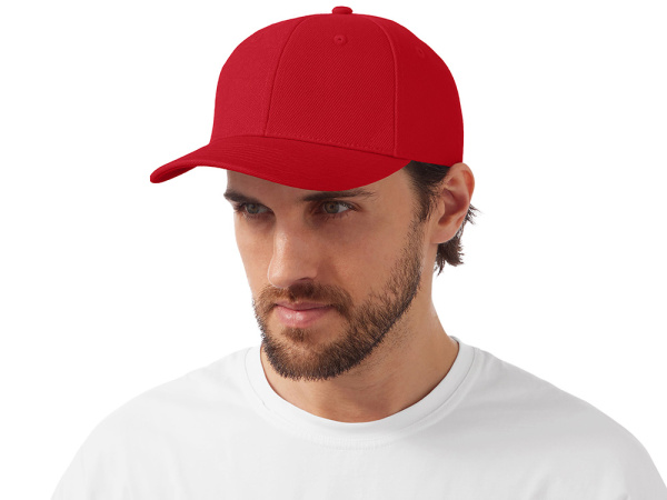 Бейсболка «Oklahoma», Цвет красный