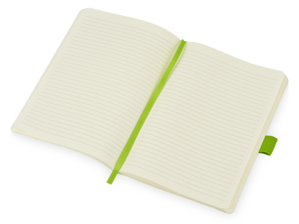 Блокнот А5 в гибкой обложке «Vision 2.0» soft-touch, Размер А5, Цвет зеленое яблоко