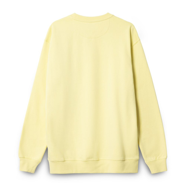 Свитшот унисекс Columbia, светло-желтый, XS–3XL