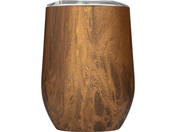 Вакуумная термокружка «Britewood S1», непротекаемая крышка, крафтовый тубус, Цвет дерево